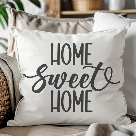 Home Sweet Home – Spun Polyester Square Pillow